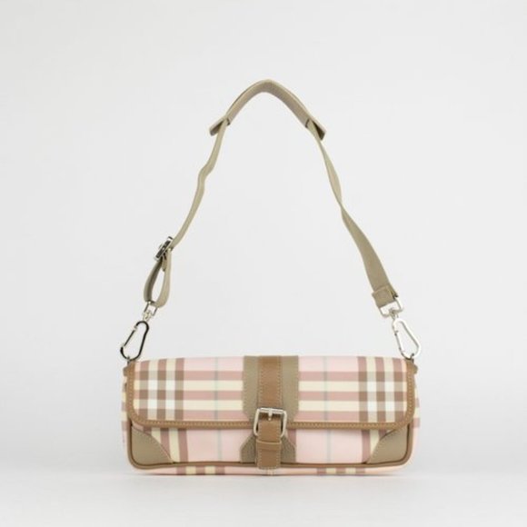 Burberry Pink Nova Check Shoulder Bag - Picture 3 of 11